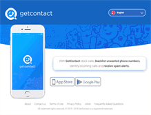 Tablet Screenshot of getcontact.com